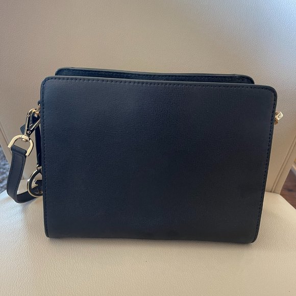 Black Leather Michael Kors Cross Body Purse - Picture 6 of 6